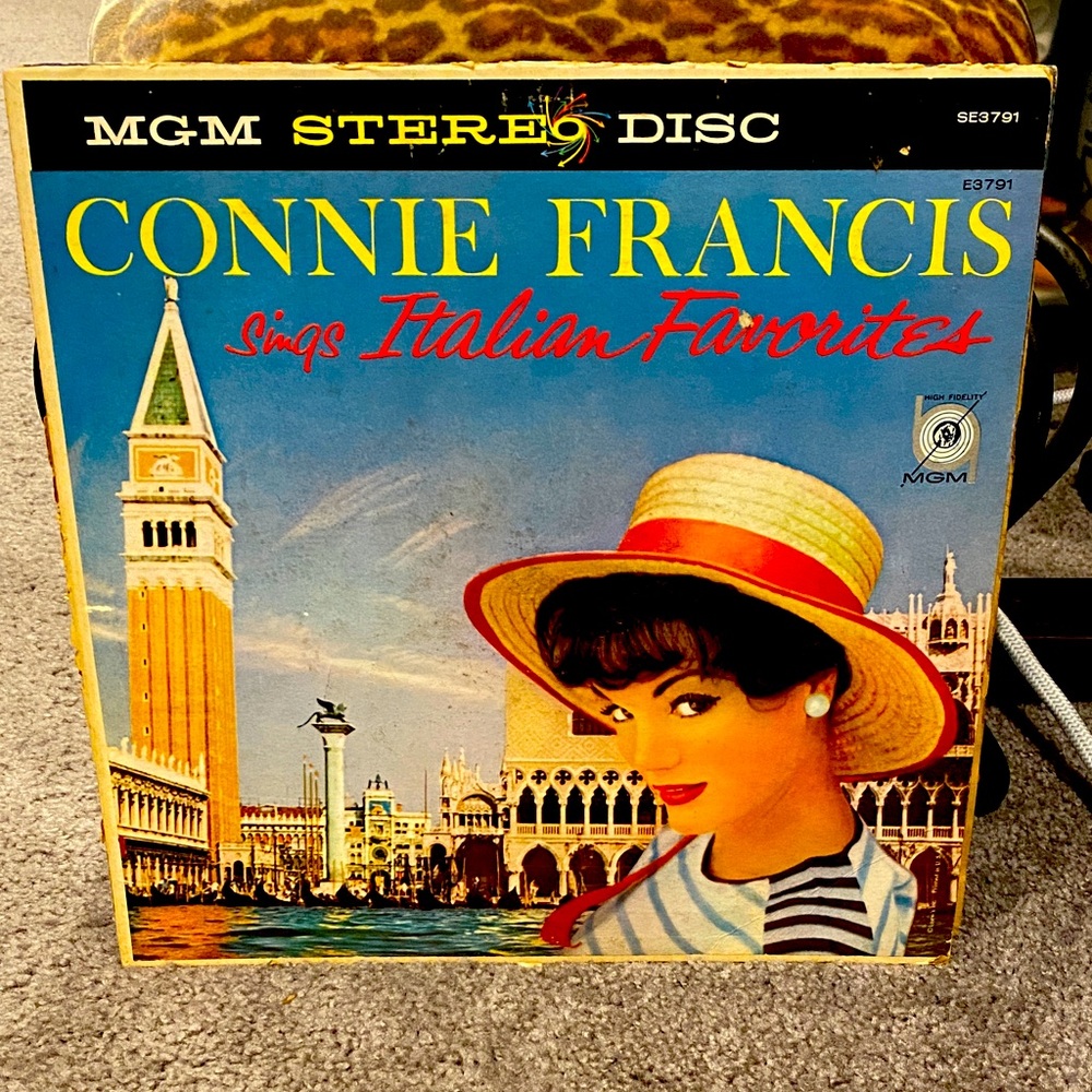 Connie Francis Sings Italian Favorites Vinyl Record